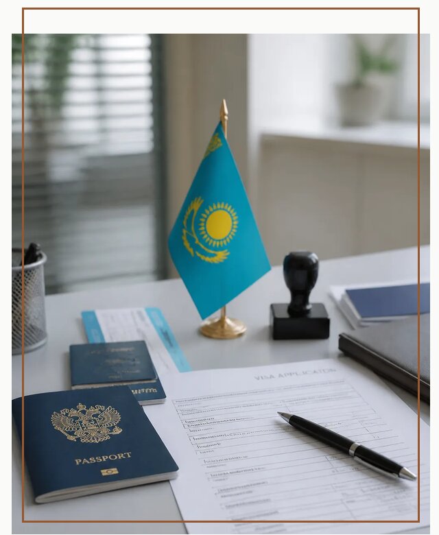 Оформление визы в Казахстан для поездки и работы в Балахне